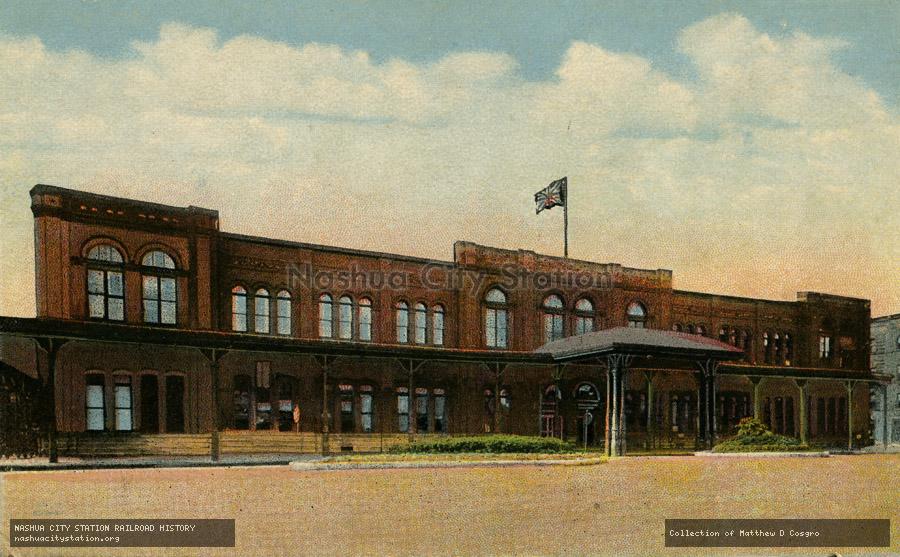 Postcard: Montreal - Bonaventure Station, Grand Trunk Railway